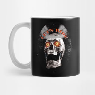 Blown Top Skull Ride Mug